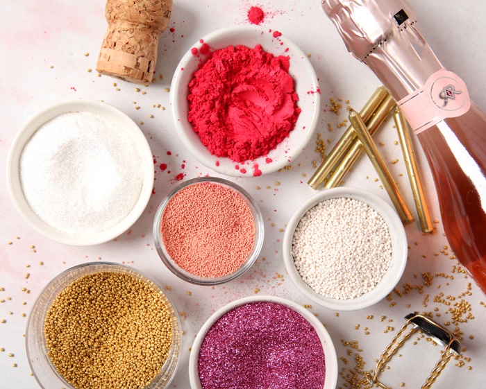 soiree
glitter and bursting beads | bramble berry